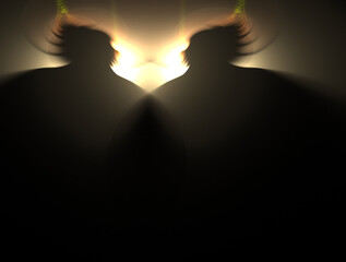 Obraz premium Imaginatory fractal abstract background Image