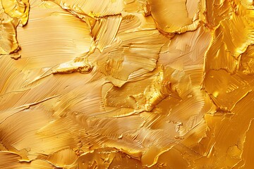 Abstract gold painting background.