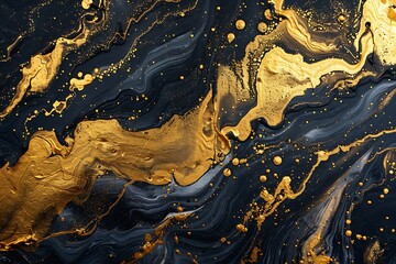 Abstract gold painting background.