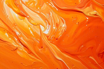 Abstract orange painting background.