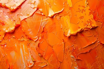 Abstract orange painting background.