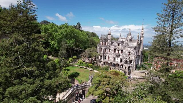 Regaleira Palace in Sintra, Portugal
