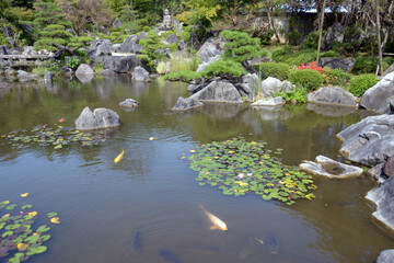 当麻寺　奥院庭園　奈良県葛城市