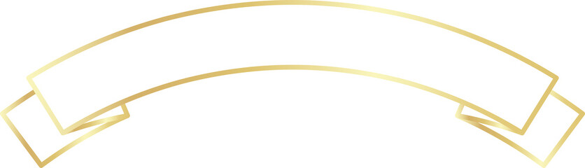 Golden tag label and banner