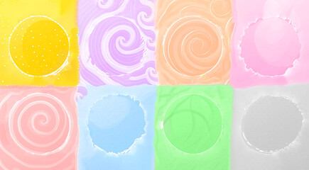 background with circles,pastel background, abstract background