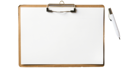 Blank clipboard clip board