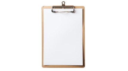 Blank clipboard clip board