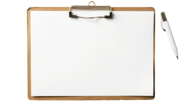 Blank clipboard clip board