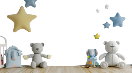  Mock up frame in kids room