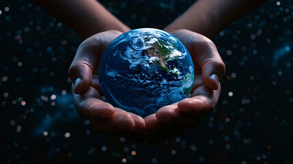 Caring Hands: Earth Day's Energy-Saving Initiative