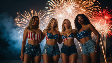 4th of July Models Fireworks