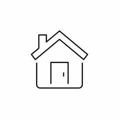 home house estate building icon