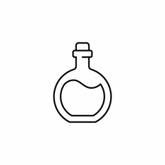 flask liquid pharmacy chemistry icon