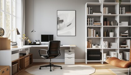 Black Chair for Work from Home 🏠💼 | Comfortable and Stylish Home Office Essential