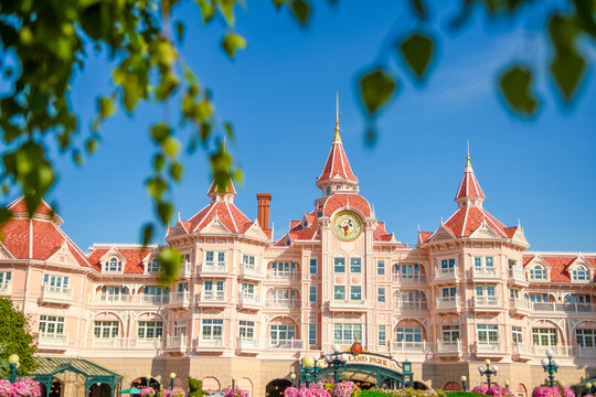Le parc de disneyland Paris &agrave; paris en France