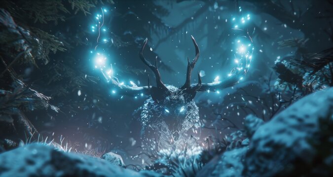 In a hidden corner of the Realm of Elements lies a mysterious shimmering portal guarded by a powerful shapeshifter with glowing eyes . .