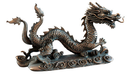 Fototapeta premium Chinese dragon statue