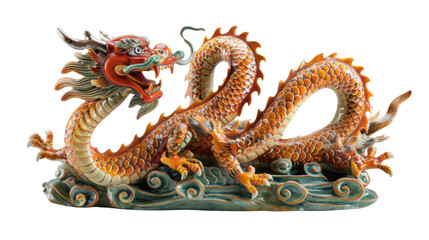 Chinese dragon statue