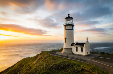 North Head Lighthouse, Cape Disappointment State Park, Washington, USA