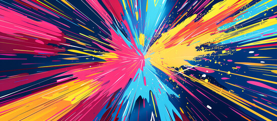 abstract speed line dynamic energy concentration