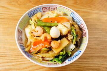 中華丼　五目あんかけ