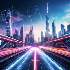 Unveiling the Future: Transformative Urban Innovation in a Smart City Metropolis - Exploring Digitalization, Sustainable Infrastructure, and Advanced Robotics for a Futuristic Megacity