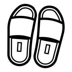 pair of slippers icon