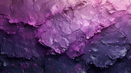 Obraz premium A detailed image of a cracked surface with a pink to purple gradient.