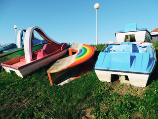 boat on the lake