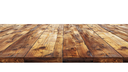 Empty wooden table 