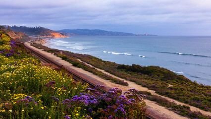 Sunset at the Torrey Pine Beach