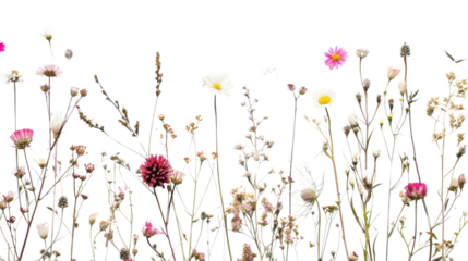 Dried wild flowers