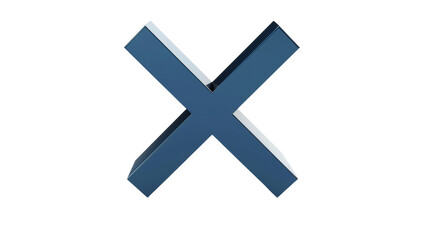 Fototapeta premium Cross Check Symbol