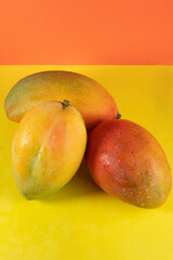 mango on a plate