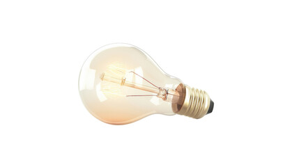 Yellow light bulb