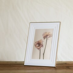 Flower artwork in beautiful frame