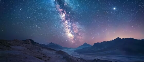 Naklejka premium As night falls