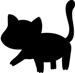 vector illustration of cat icon
