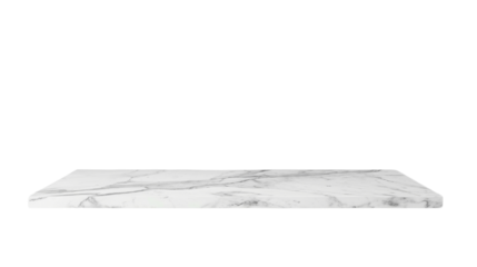 White marble table top
