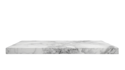 White marble table top