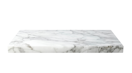 White marble table top