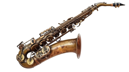Vintage saxophone