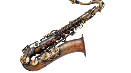 Vintage saxophone