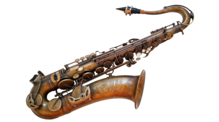 Vintage saxophone