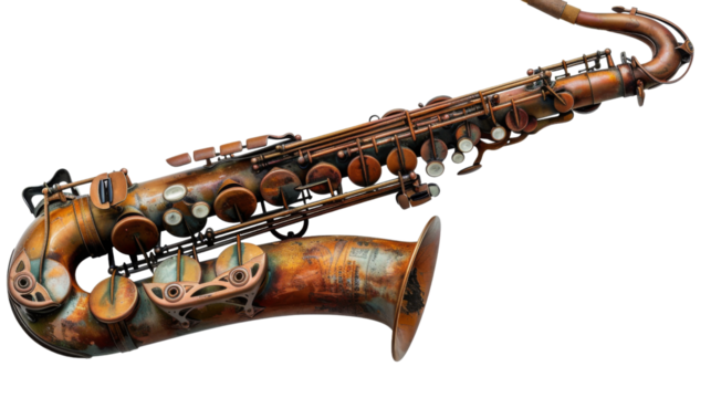 Vintage saxophone