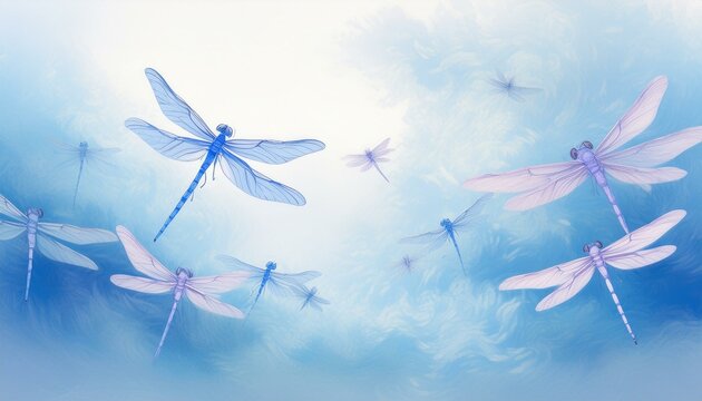 LIBELLULES BLEUES