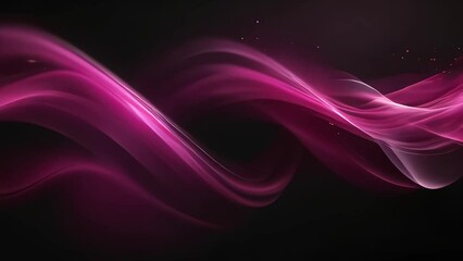 3d visual effect dynamic lines pink motion blur on black backdrop