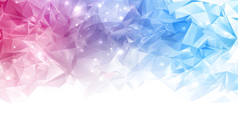 Gradient abstract background with mosaic polygonal texture