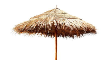 Beach umbrella parasol made of coconut leaf