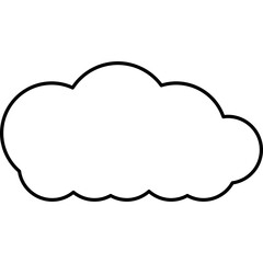 Cute Cloud Decorative Element